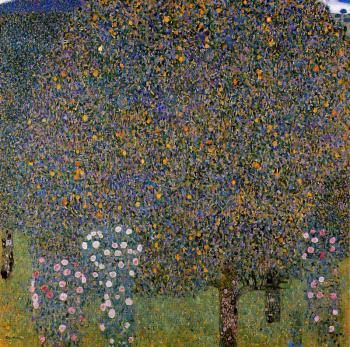 Gustav Klimt : Roses under the Trees II